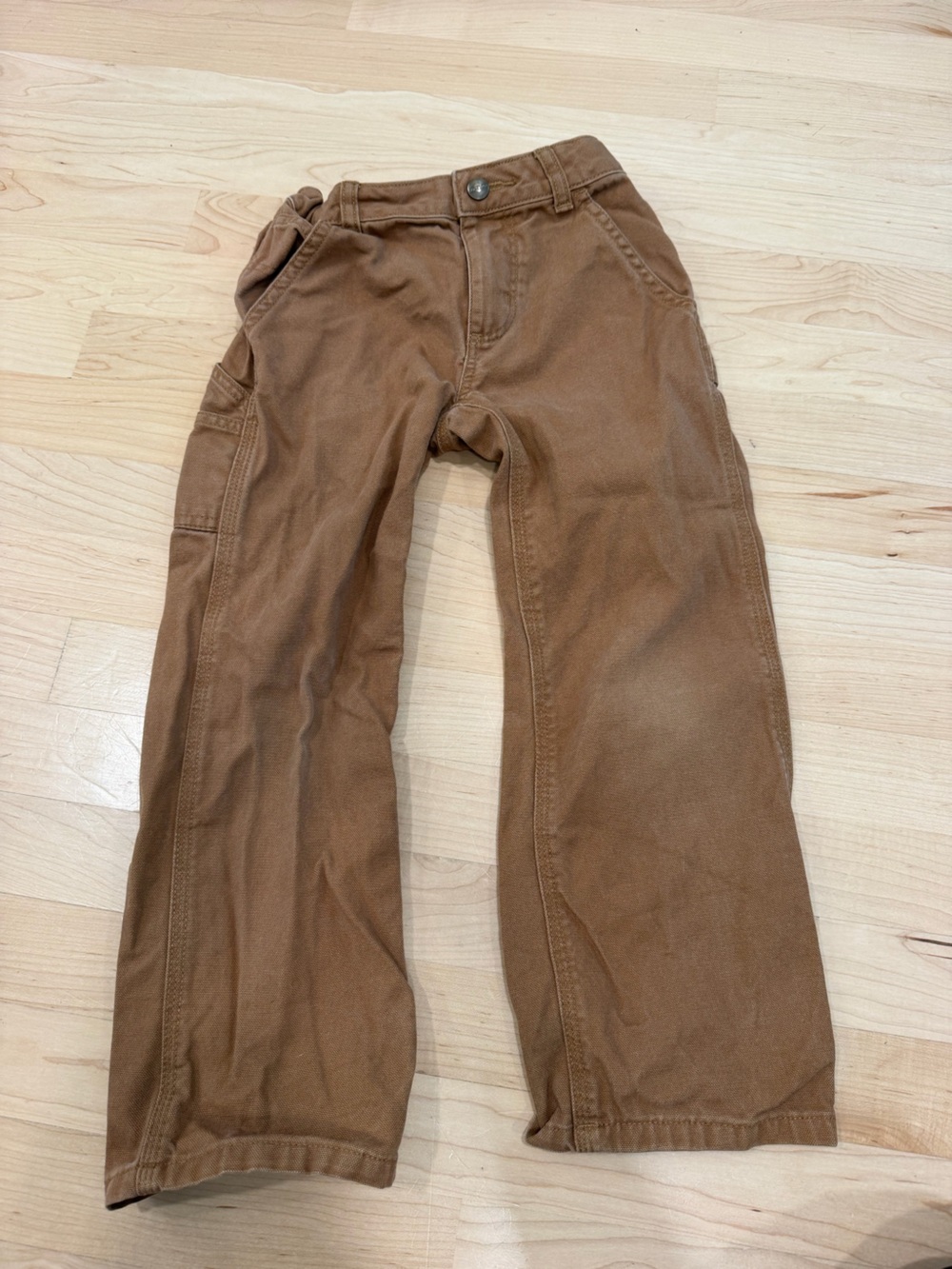 Carhartt Kids Brown Workwear Jeans